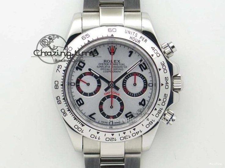 MiroTime 0306 Daytona 116589RBOW YG Rainbow Crystal BLF Best Edition Black Dial on YG Bracelet A SmoothTexture 3175